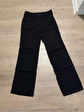LOFT Black Wide-Leg Dress Pants